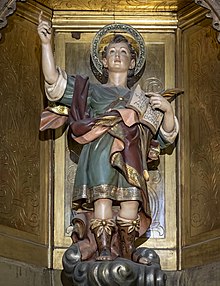 Barcelona Cathedral Interior – Statue of Saint Pancrace of Rome