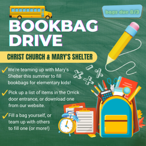 2025 – Bookbag Drive